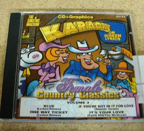 Cover of Karaoke: Female Country Classics 3
