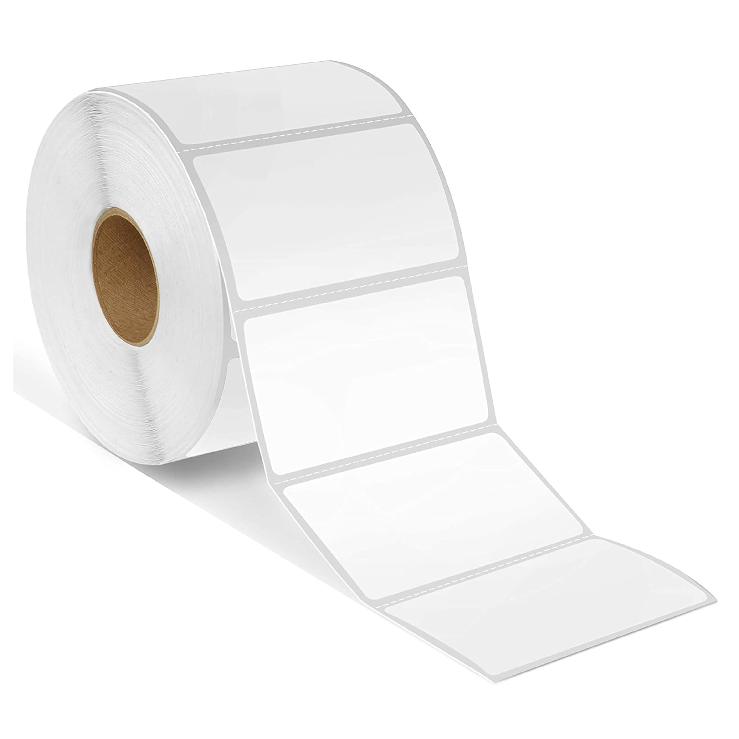 Spartan Industrial - 57 x 32 mm (2.25 x 1.25 in) Direct Thermal Labels (10 Rolls, 1000/Roll) Perforated Barcode Address Labels - Compatible with Rollo and Zebra Desktop Printers
