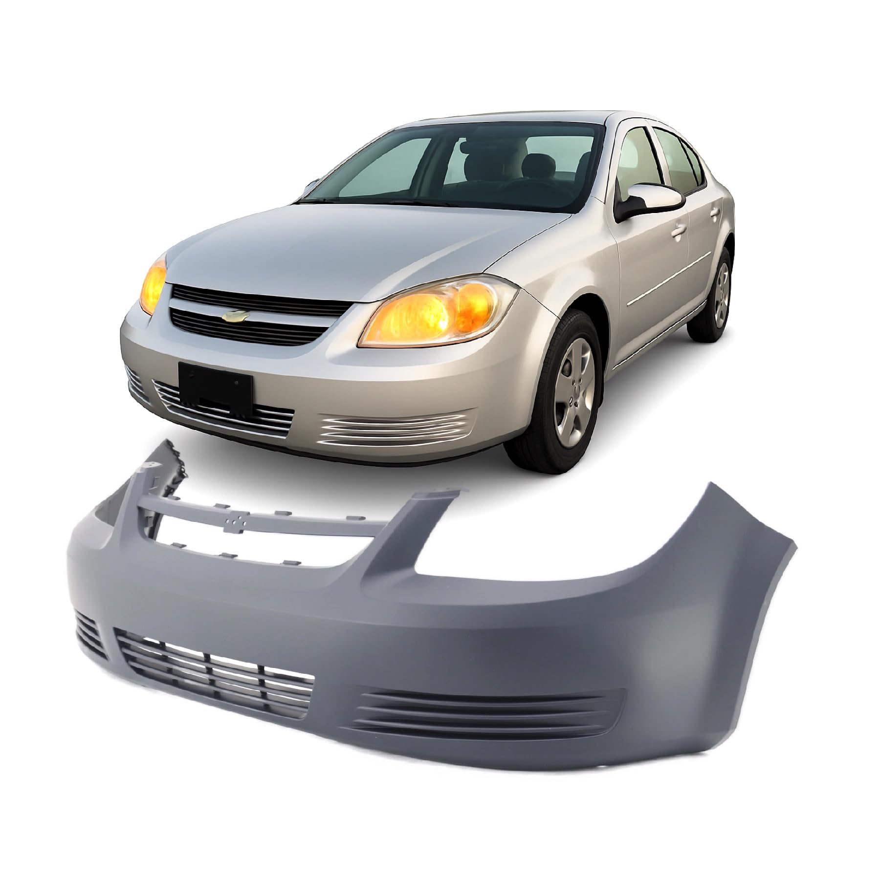 FitParts Compatible with Chevrolet Cobalt 2005–2010 Front Bumper Cover