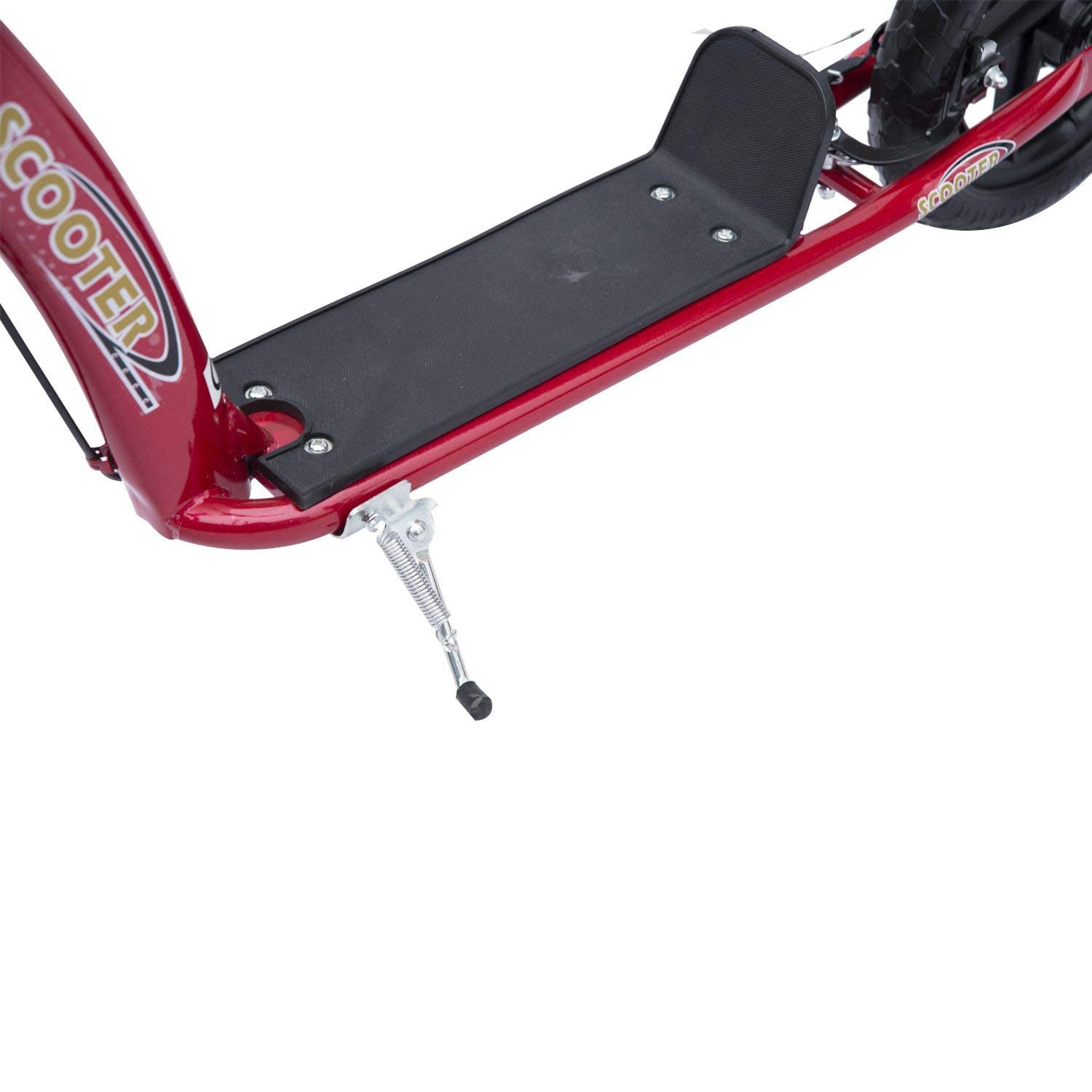 HOMCOM Trottinette Enfant patinette pneus 30 cm Hauteur Guidon réglable Frein béquille Acier 5 Ans