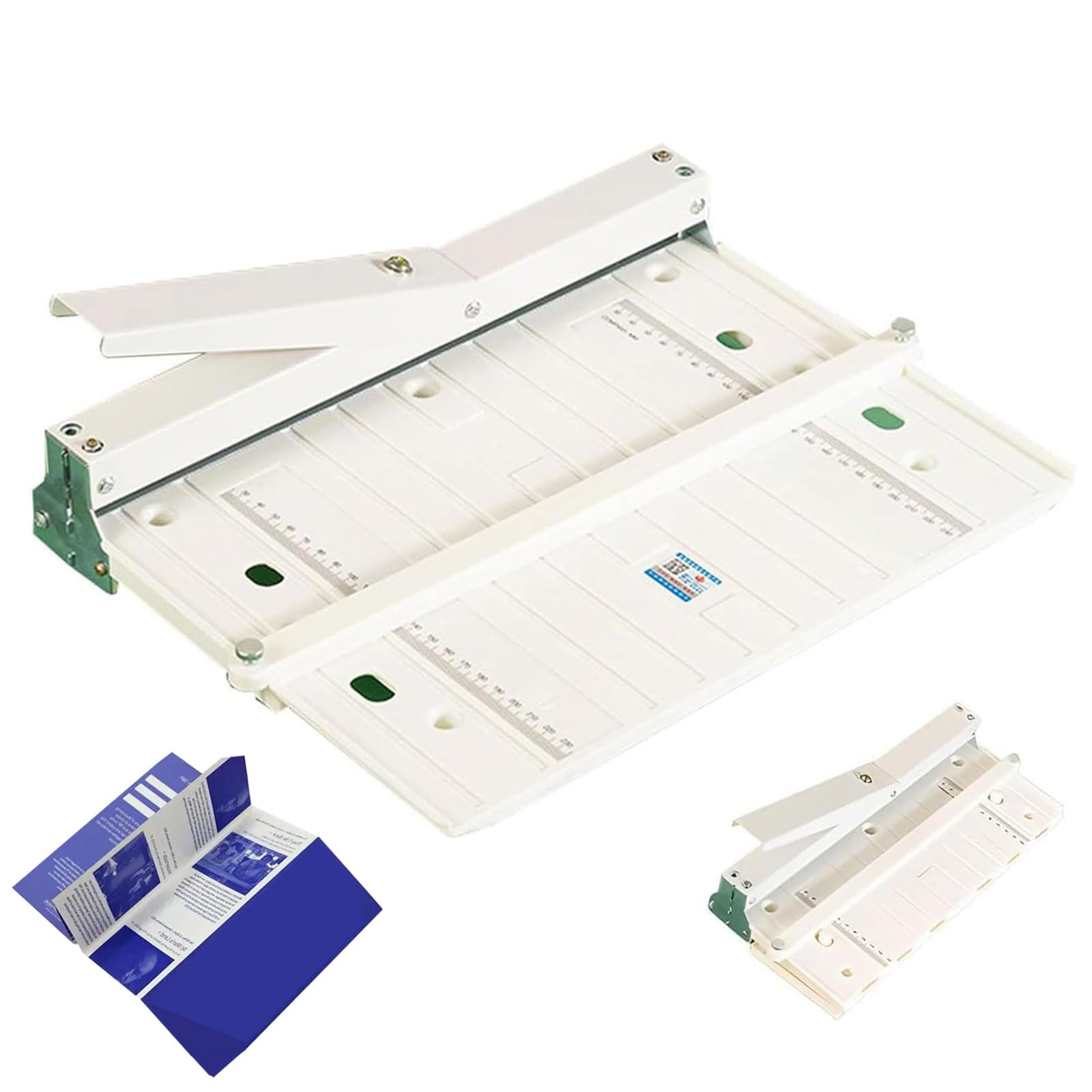 Xcscuk A3/A4 Manual Creasing Machine, Desktop Paper Creaser,With 8Mm Crease,For Paper Card Invitation Box Craft Office Small Batch