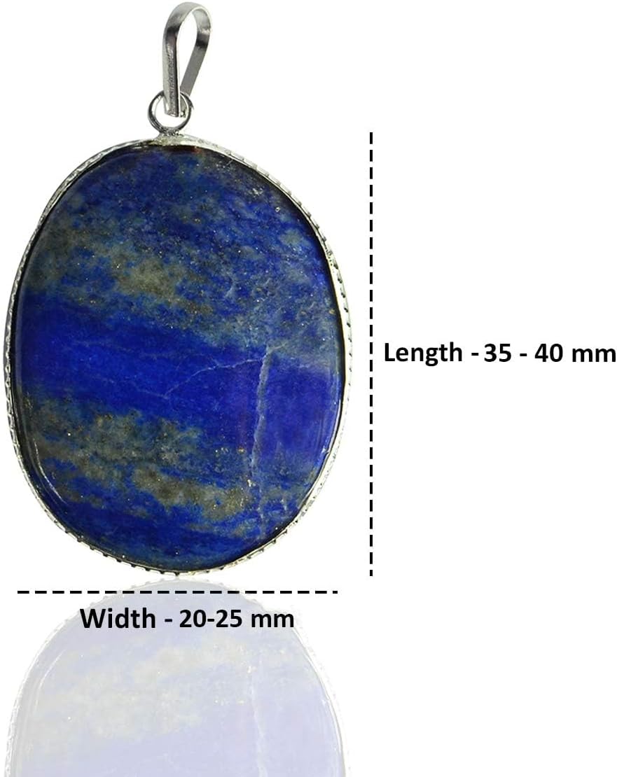 Natural Crystal Stone Pendant with Certificate (Lapis Lazuli)