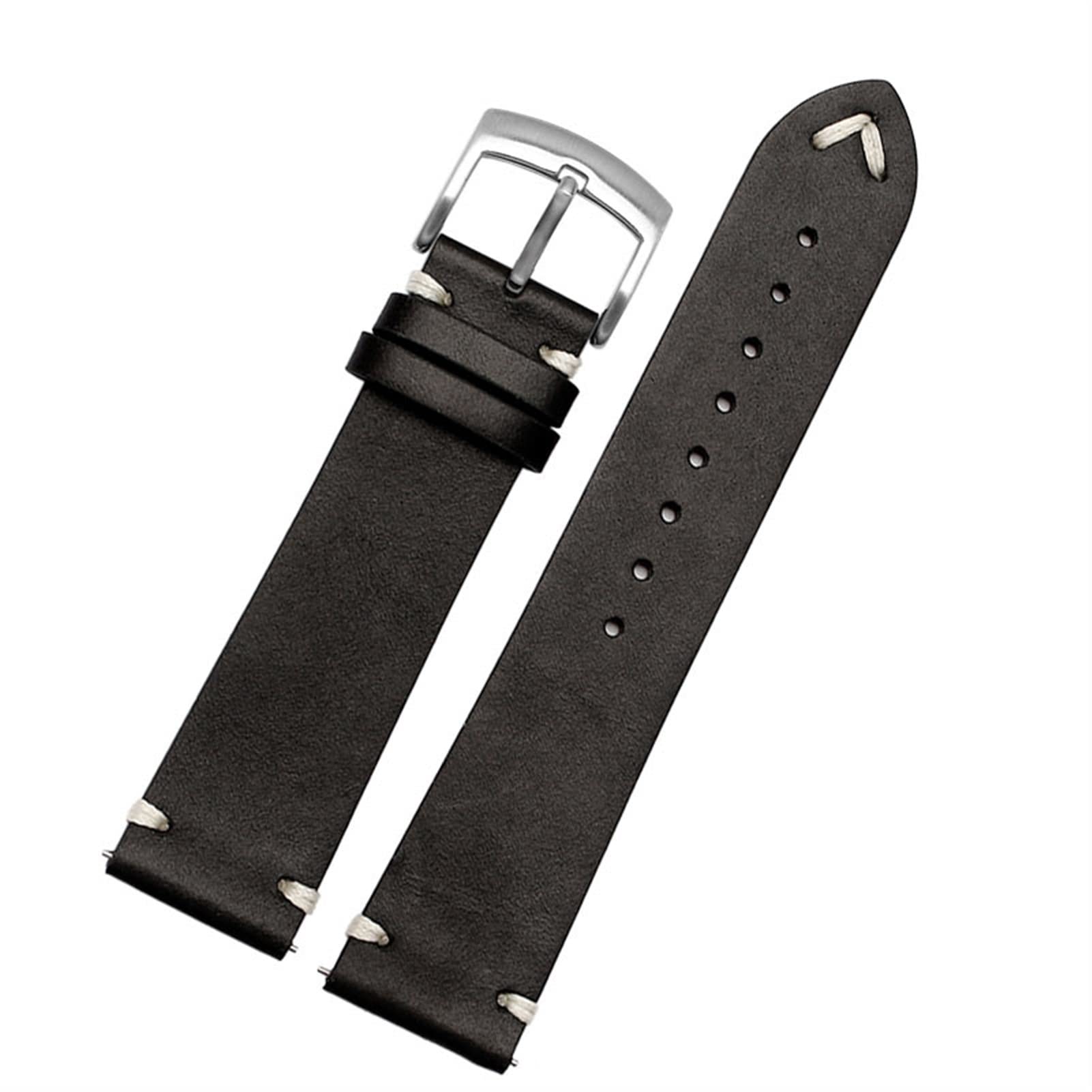 Bracelet montre cuir véritable Citizen BM8475-26E 20mm 22mm - 8