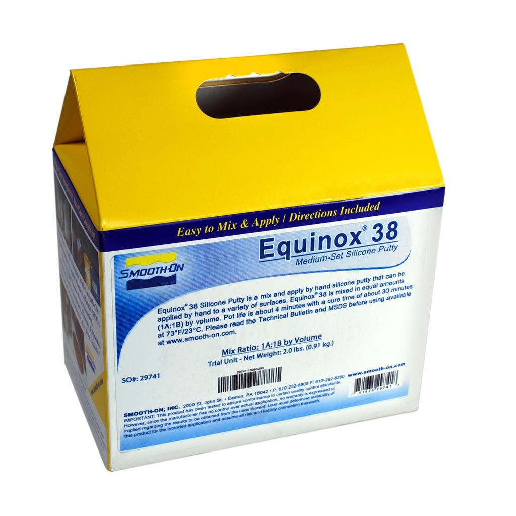 Equinox 38 Medium - Mix & Pply-by-Hnd Pltinum Mold Putty Trial Unit