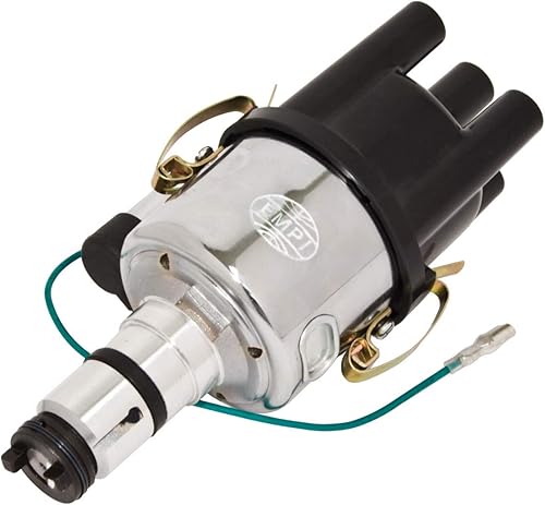 Miniatura 1 de Distribuidor 009, cromado, estilo puntos, para tipo 1 VW, compatible con Dune Buggy