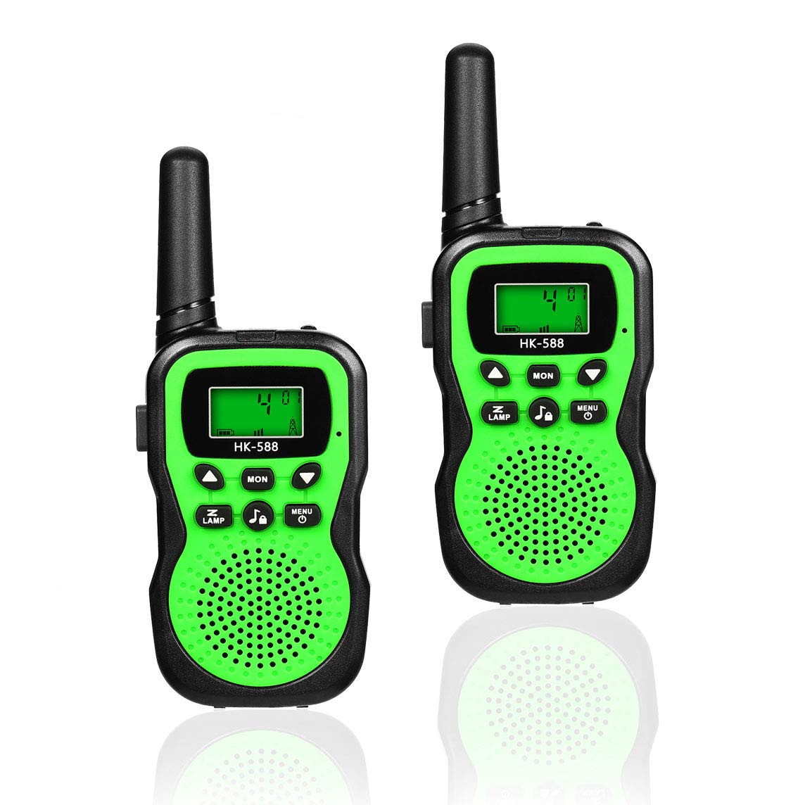 Best Gifts for Children, Happy Gift Toys Walkie Talkies for Kids,Fun Toys for 4-5 Year Old Boys,Kid Toys for 6-10 Year Old Travel Hunting,HK-588 1 Pair(Green)