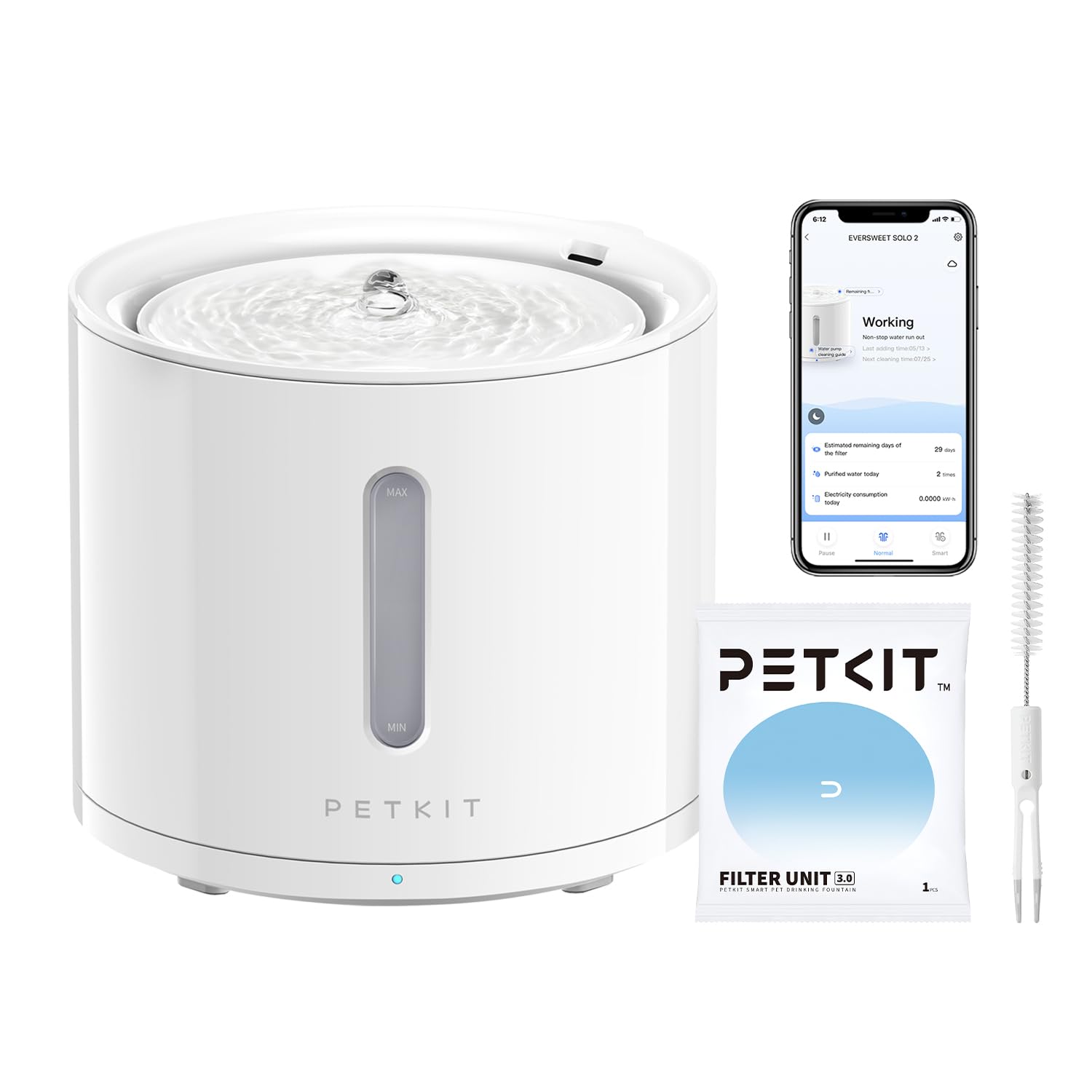 PETKIT Cat Water Fountain, EVERSWEET SOLO 2