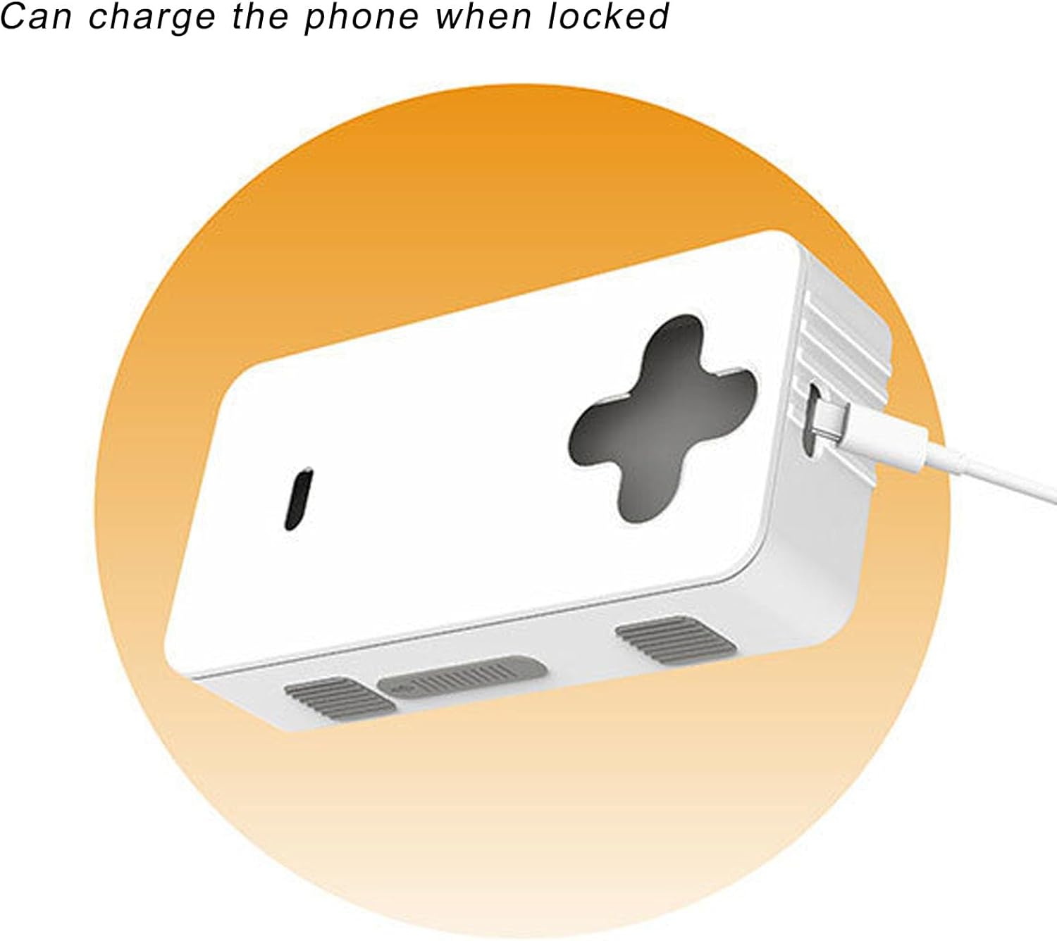 Fockety Timed Lock Box, Portable Phone Lock Box with Timer for Phones Up to 6.9 Inches, 2 Modes Self Control Container, Unplug from Smartphones, for Students, Adults, Kids