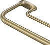 Double Curtain Rods, Wrap Around Curtain Rod for Windows, Internal Splicing 1'' Front and 5/8'' Back Adjustable Curtain Rod with Aluminum Finials and Brackets (Antique Bronze, 28-56