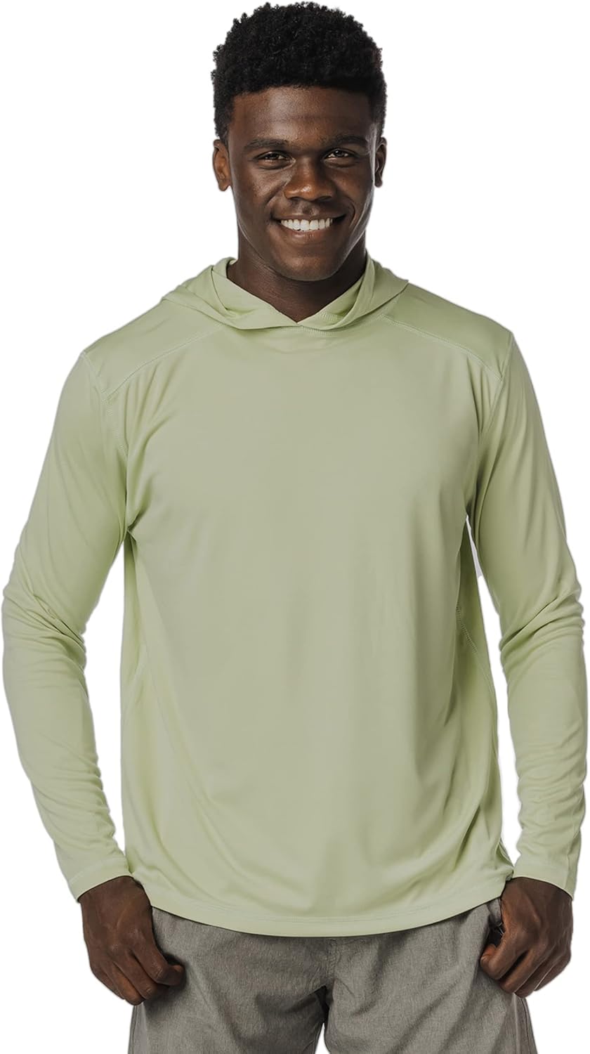 Vapor Apparel Men’s UPF 50+ UV Sun Protection Long Sleeve Performance Hoodie for Sports and Outdoor Lifestyle