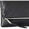 The-Drop-Southampton-Zipper-Foldover-Clutch The Drop Women's Southampton Zipper Foldover Clutch, Black, One Size