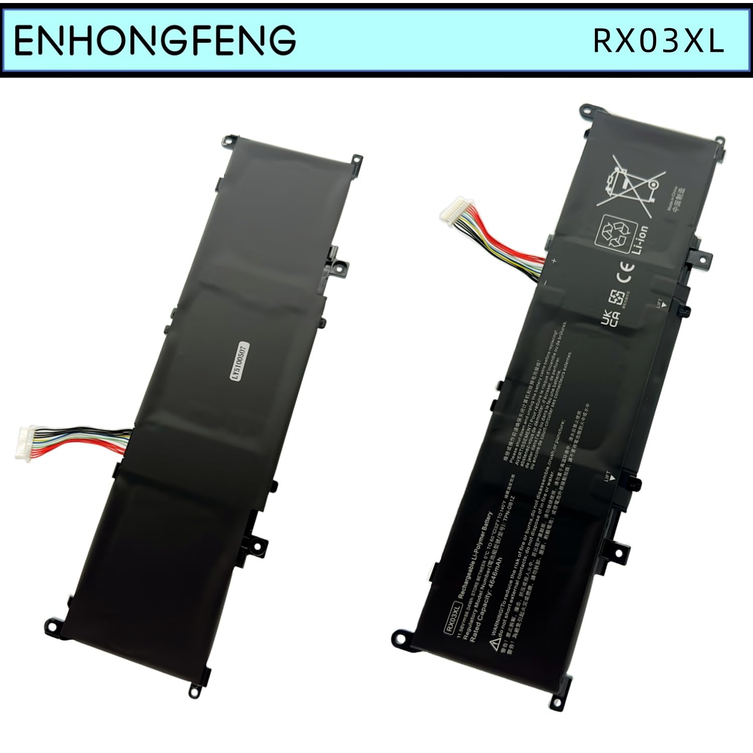 Batteria HP Elitebook 640 G11 645 G11 630 G1 660 G11 – HSTNN-AB1G 11.58V 4646mAh Li-Polymer Con Garanzia 24 Mesi