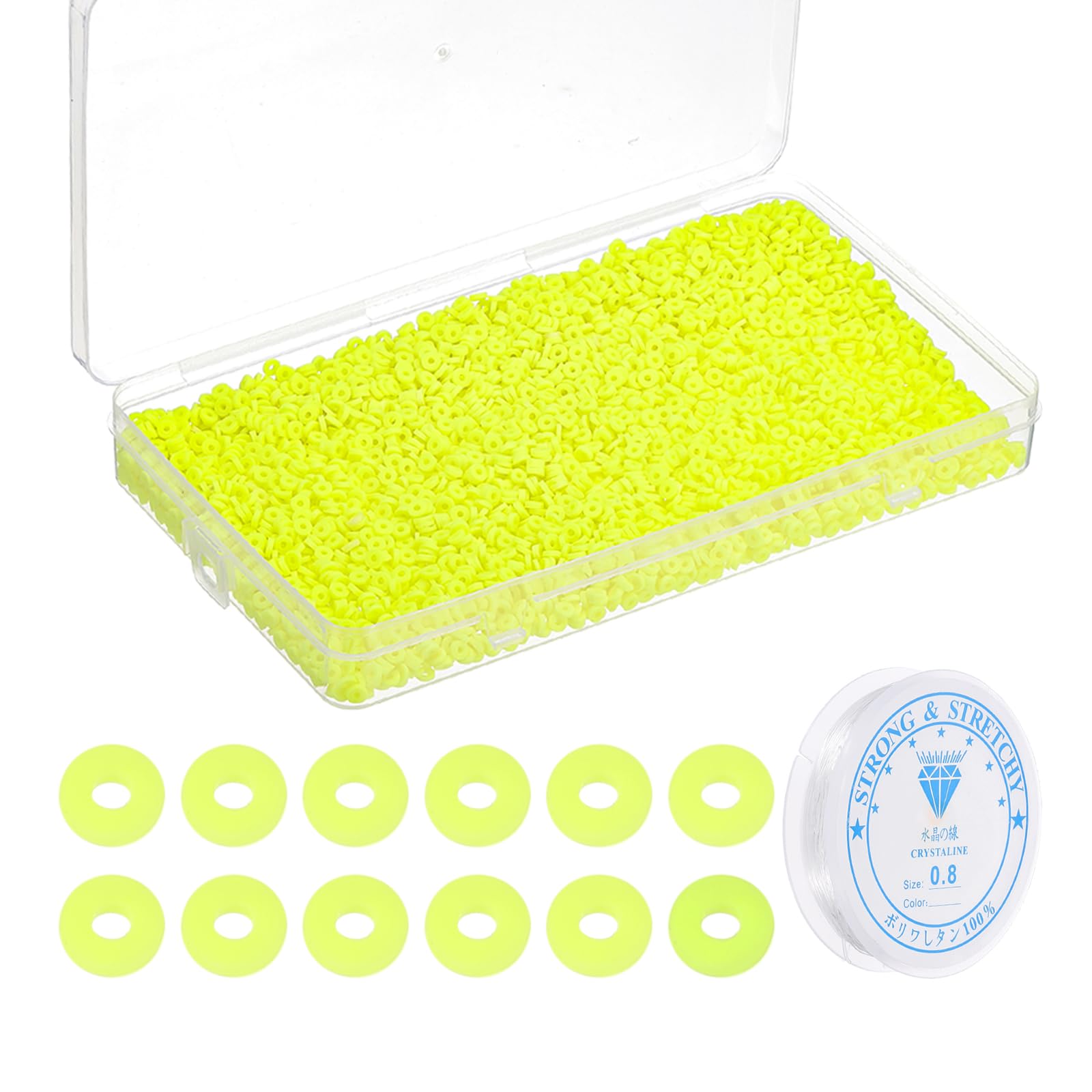 PATIKIL 4000 Pcs Clay Beads Bracelet Making Kit