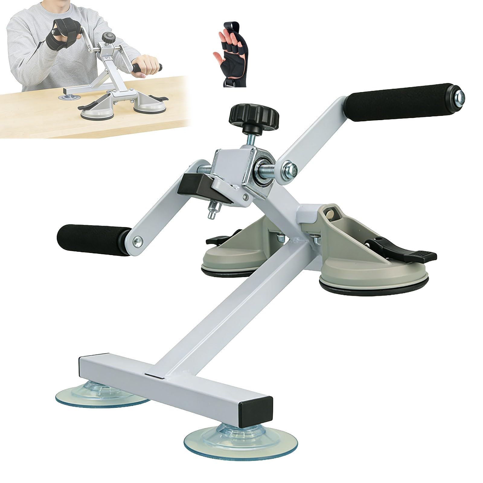 Arm Bike for Physical Therapy with Assistant Gloves