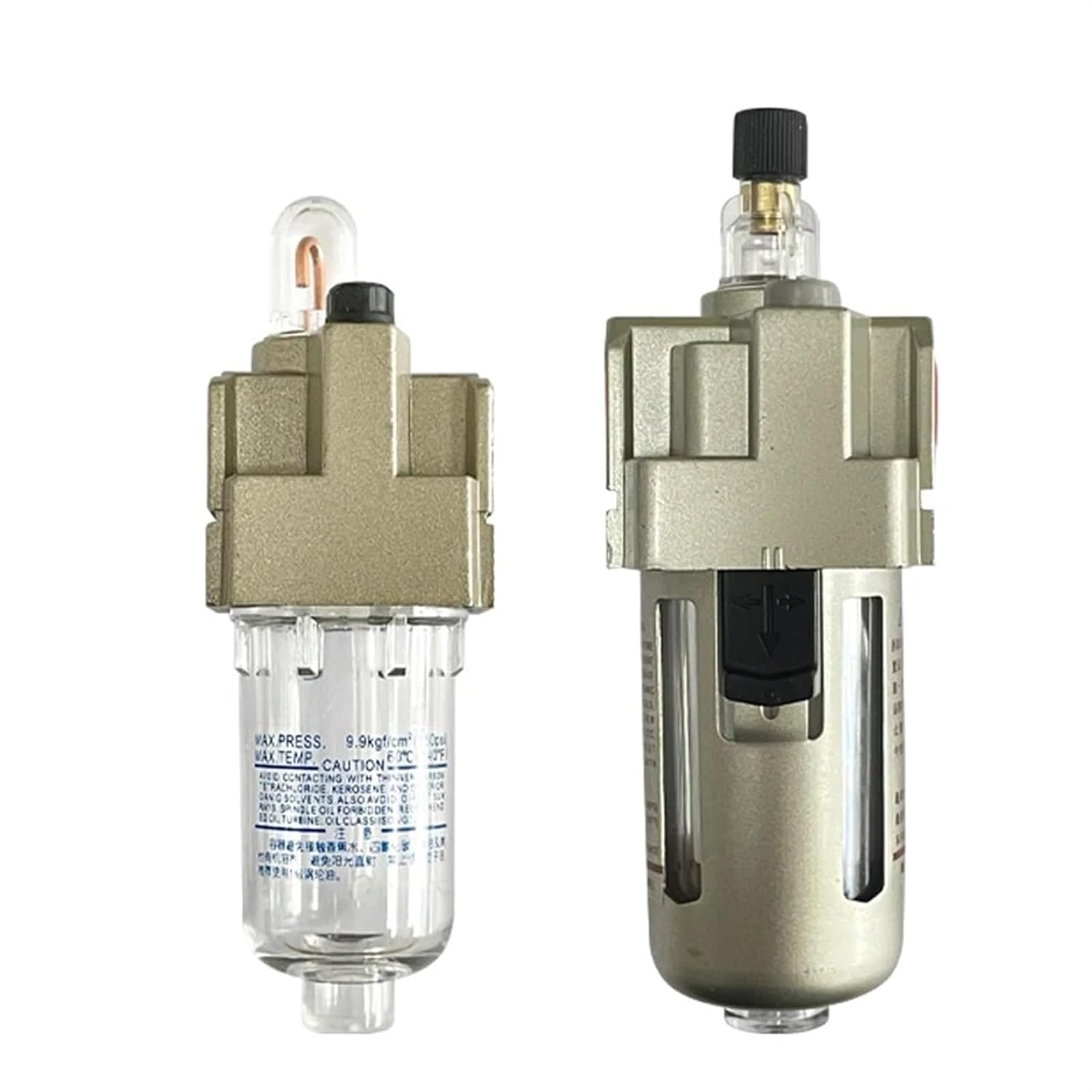 Lubricator Compressor Pump Source Processor Comprssed Air Filter 1/4 3/8 1/2 Inch AL2000-02/3000-03/4000-04 1Pcs(AL4000-06)