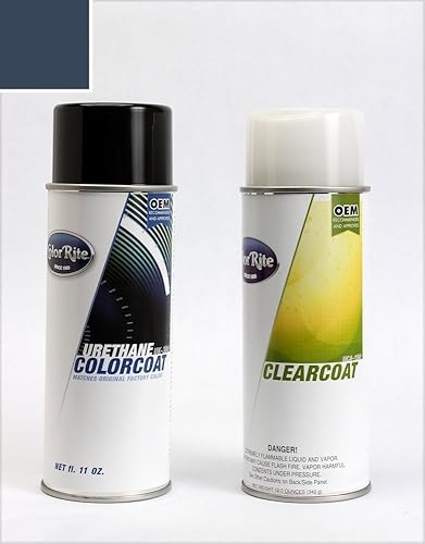 Vista 441 de ColorRite Tarro de media onza para Audi A8 pintura de retoque automotriz – Havanna Black Pearl Clearcoat LW8X – Color+Clearcoat paquete LW8X (2011)