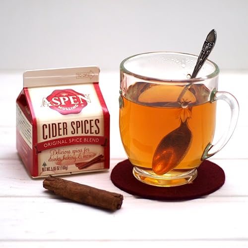 Miniatura 2 de Aspen Mulling Cider Spice - Mezcla de especias de manzana y caramelo, bebida de sidra de manzana, caja de 5.65 onzas