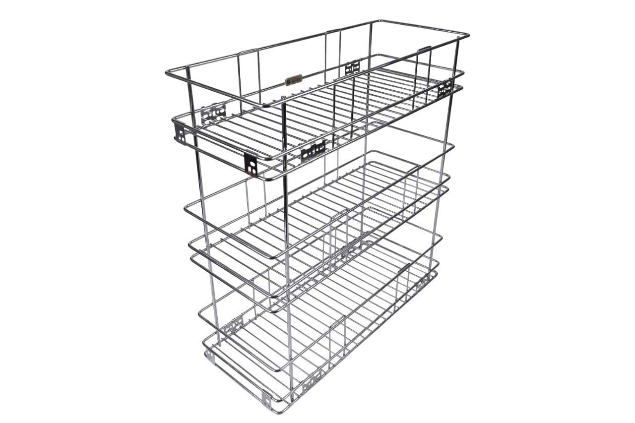 Stainless Steel Kitchen Basket - 3 Shelves FREE SHIPPING -2 Stainless Steel Kitchen Basket - 3 Shelves FREE SHIPPING -2