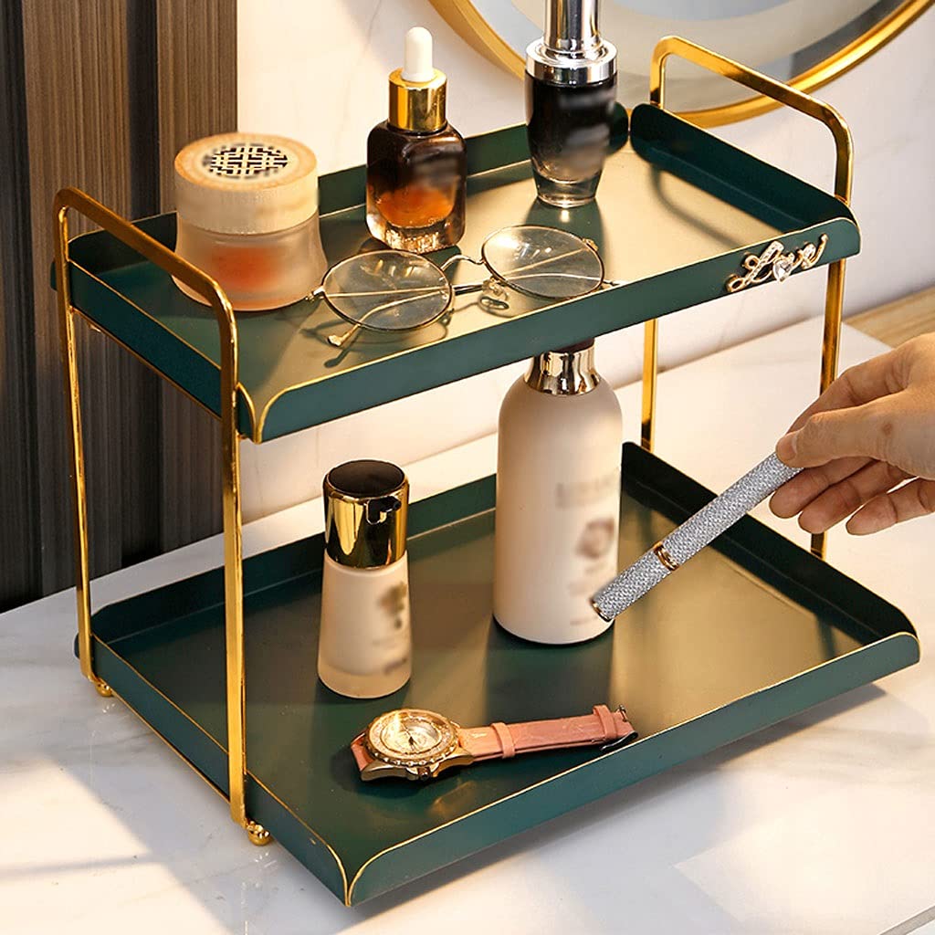 Organizador de Maquillaje/Organizadores Caja de almacenamiento de escritorio de lujo ligero Cuidado de la piel Cuidado de la piel PRODUCTOR DE ALMACENAMIENTO DE ALMACENAMIENTO COSMÉTICO Almacenamiento