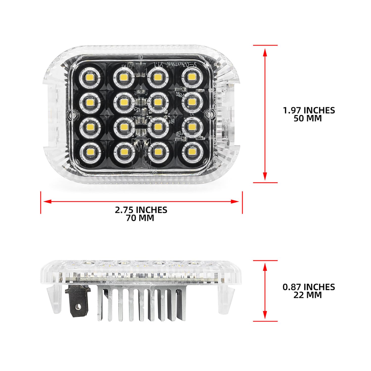 LED SMD Kofferraum Beleuchtung Für Ford Transit Tourneo Custom Courier    107009