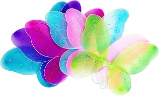 LOLASATURDAYS- fairy wings, toddler butterfly wings, fairy wings kids, fairy costume, alas, tinkerbell wings, fairy wings pack, small fairy wings - Set of 6 (12" x 10")