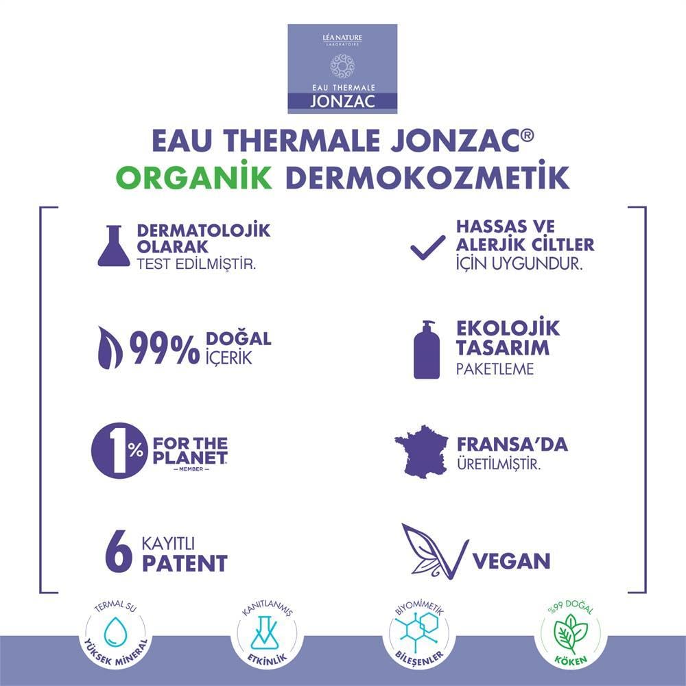 Jonzac Rehydrate Light Kuru ve Hassas Ciltler için Organik Nemlendirici Bakım Kremi 50 ml