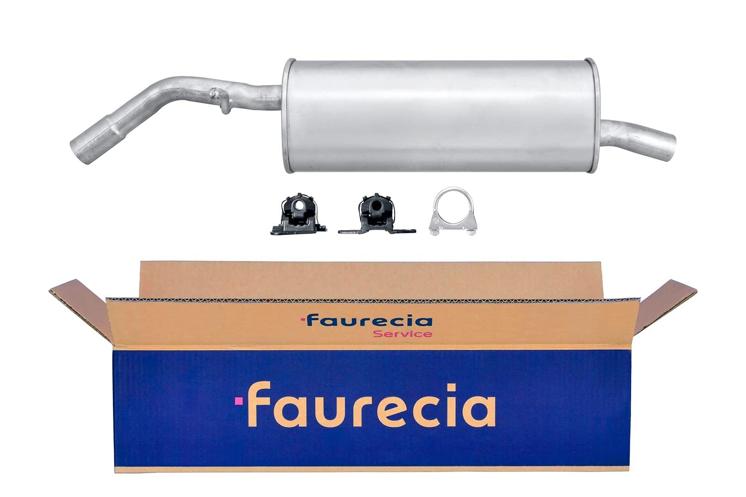 HELLA 8LD 366 027-861 Silencieux arrière - Easy2Fit® Kit - arrière | Compatible avec: CITROËN C2, C2 ENTERPRISE, C3 I