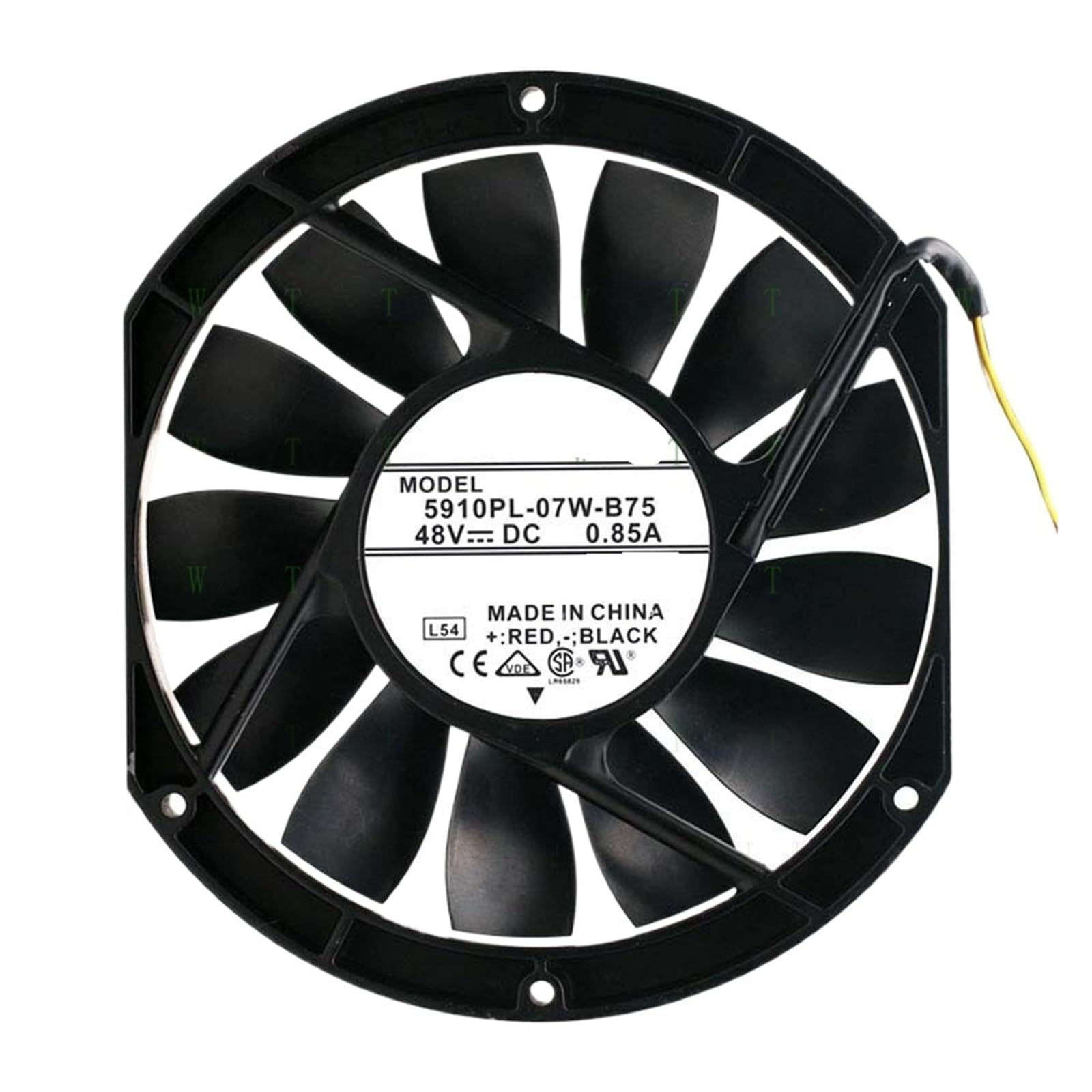YMUGUEGH 5910PL-07W-B75 17025 48V 0.85A fan