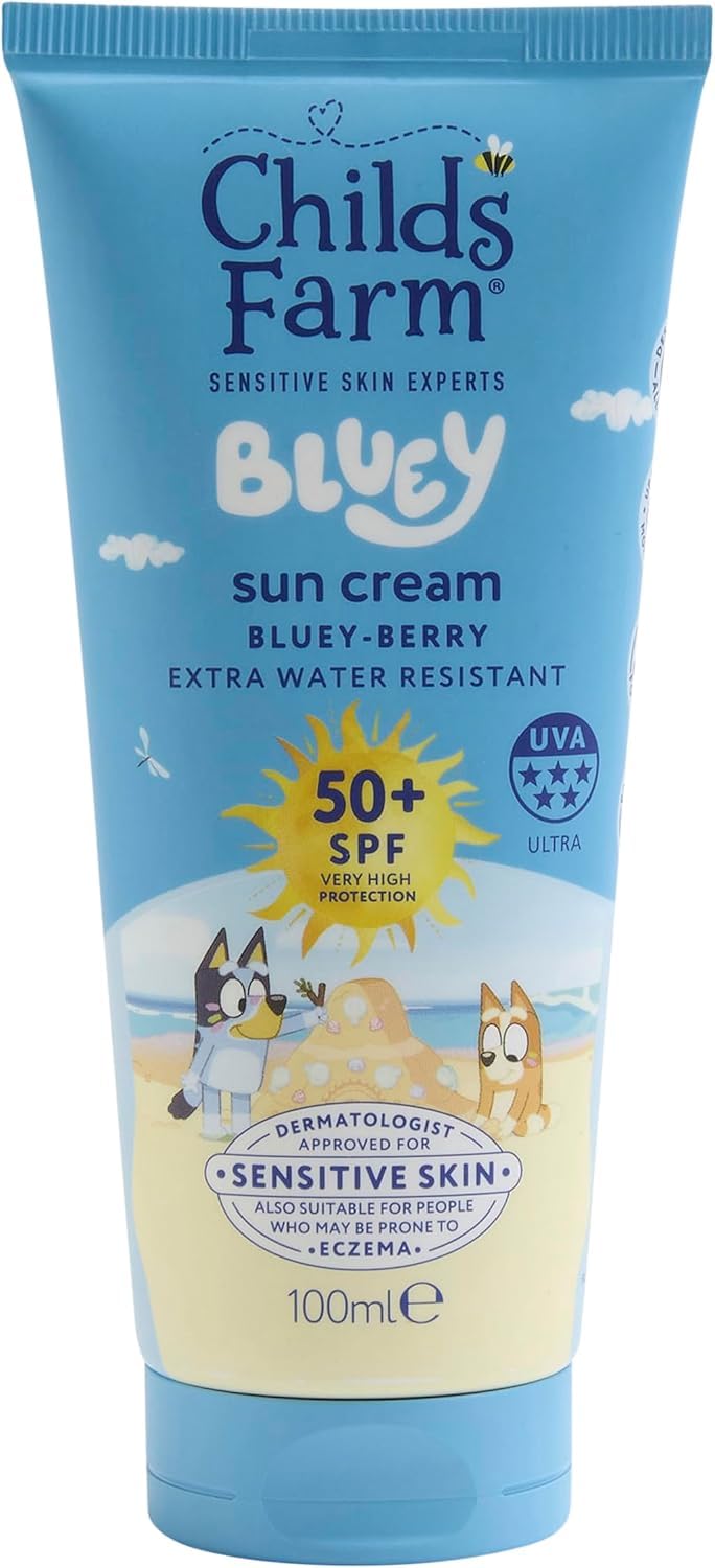 Childs Farm Bluey SPF50+ Sun Cream Bluey-berry 100ml