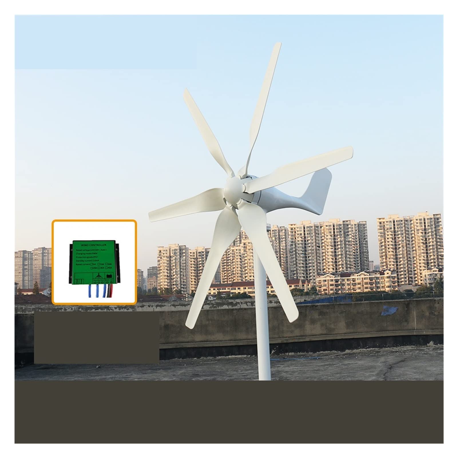 Amazon.co.jp: 風力タービン6ブレード80.0W 12V 24V風力タービン発電機