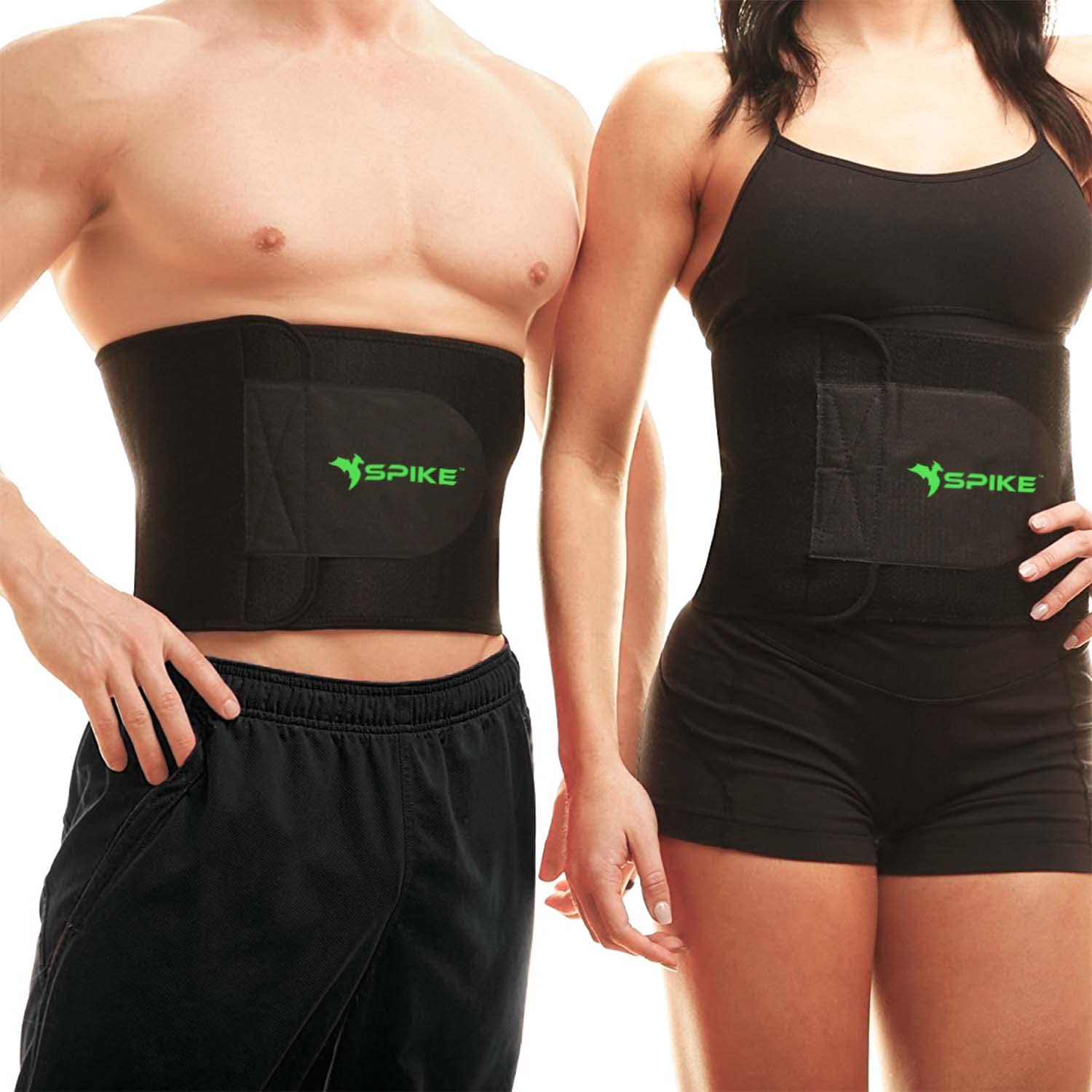 SPIKE Sweat Slim Belt Tummy Tucker Shapewear for Men and Women Non-Tearable Neoprene Shaper wear and Tummy Trimmer Exercise Waist Trainer Abs Sauna Stomach Belt up to 45 Inches Waist Size (Black) (B07SH471Q9) Amazon Price History, Amazon Price Tracker