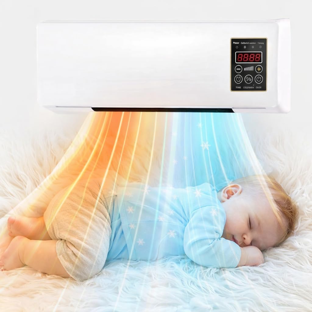 2026 New Air Conditioner, Portable Air Conditioner, Multifunctional Wall Air Conditioner, Portable Cooling And Heating Air Conditioners Heating System (White)