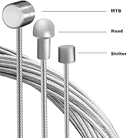 Vista 3 de Juego de cables de cambio de cable de freno de bicicleta, juego de cables de cambio de línea de freno para bicicleta de montaña y bicicleta