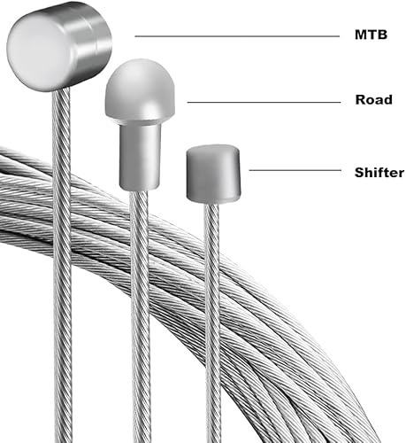 Miniatura 3 de Juego de cables de cambio de cable de freno de bicicleta, juego de cables de cambio de línea de freno para bicicleta de montaña y bicicleta de