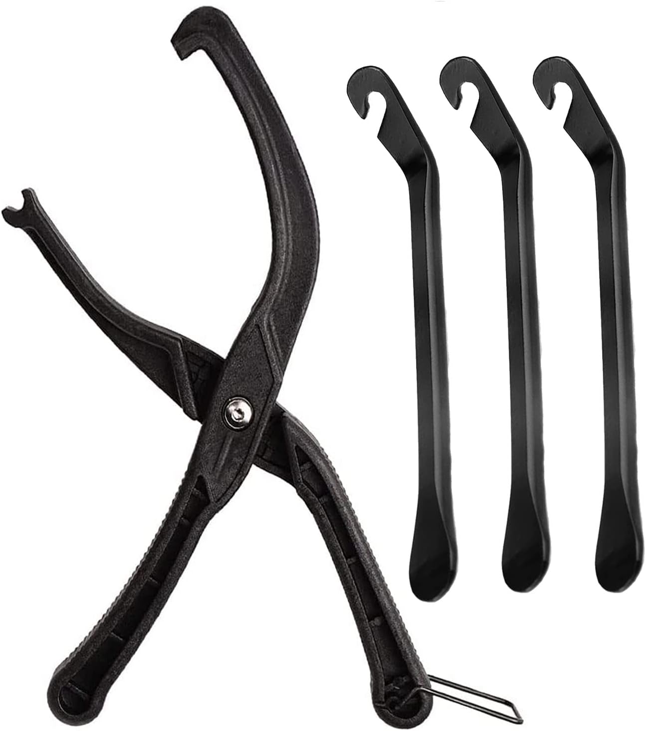 Leve Per Pneumatici Di Bicicletta In Acciaio Carbonio - Set Di 8 Leve Per Riparazione E Rimozione Gomme - Foto 11