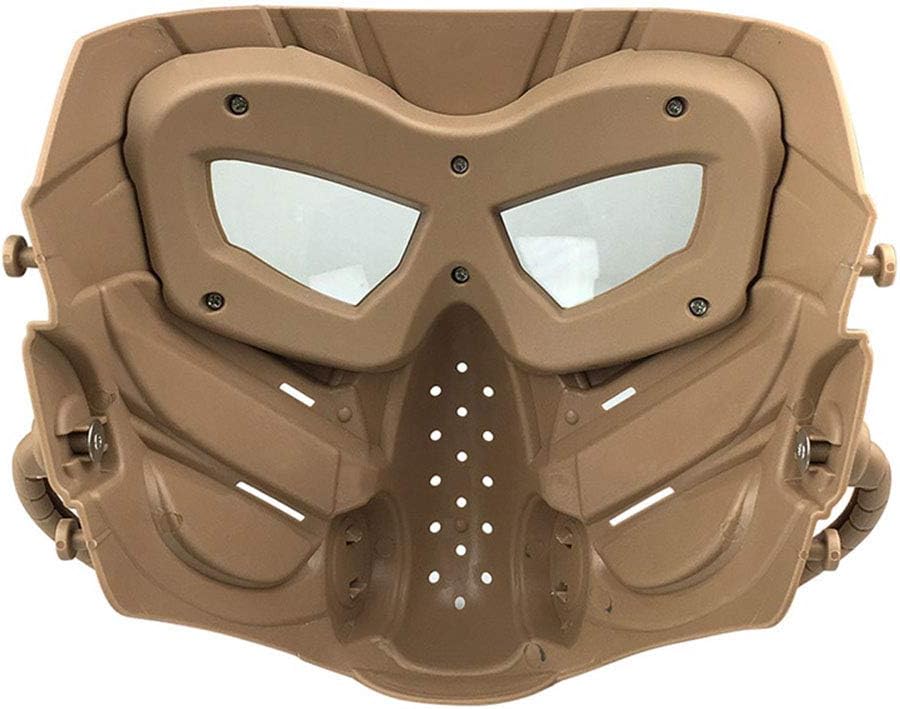 Outdoor Paintball Shooting Face Protection Gear Tactical Halloween Cosplay Horror Alien Mask