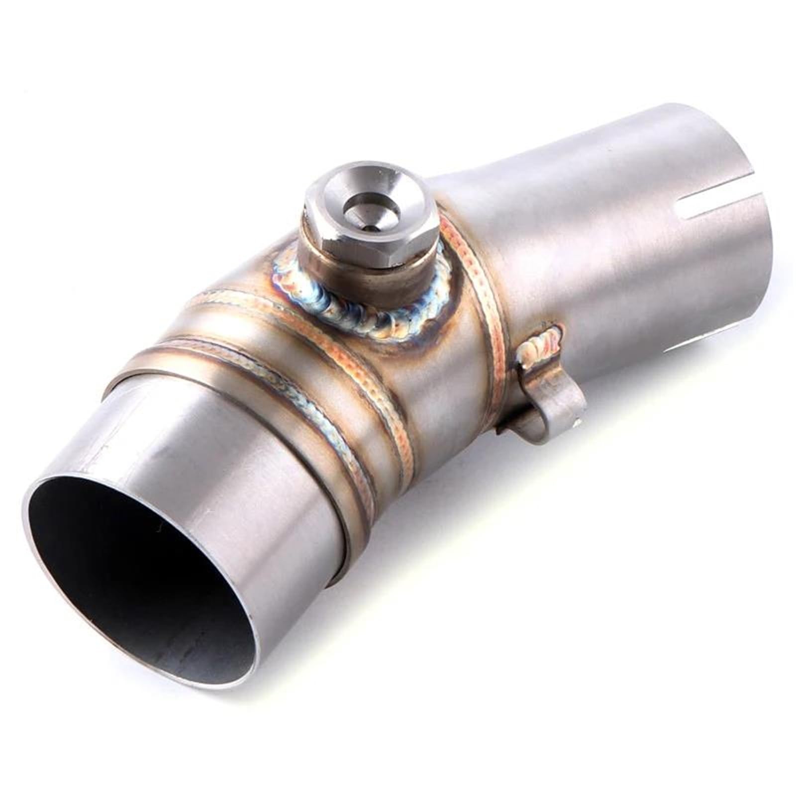 Système D'échappement Complet pour Moto Silencieux Compatible avec pour Kawasaki ER6N ER6F pour Ninja 650R Z650 pour VERSYS 650 2012-2020