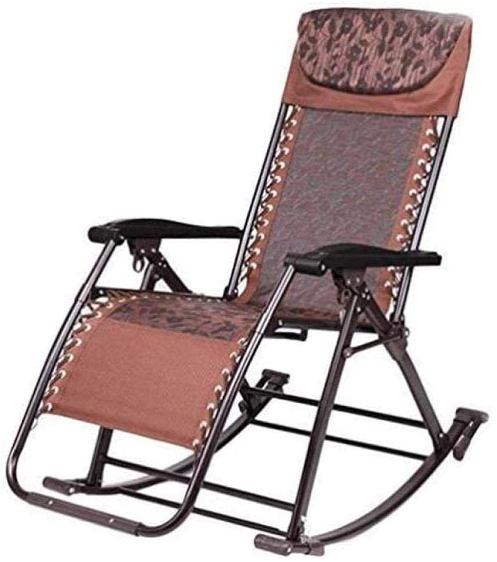 Chaise longue pliante de jardin transat zéro gravité réglable pour plage et terrasse