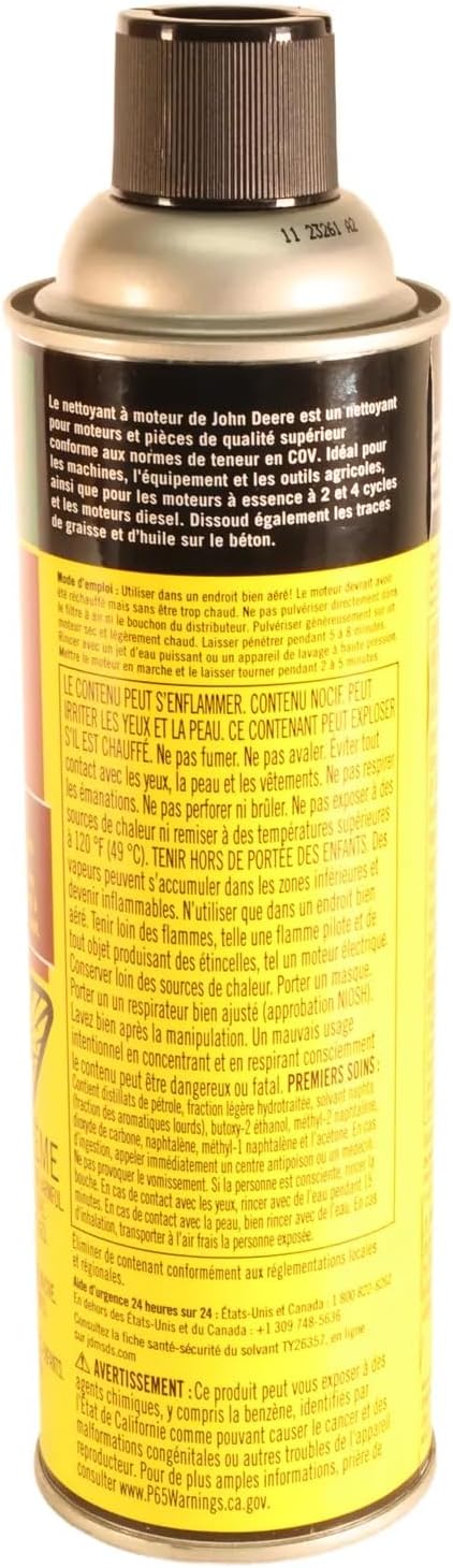 John Deere Original Equipment Engine Cleaner, 425 gram (15 Oz) - TY26357