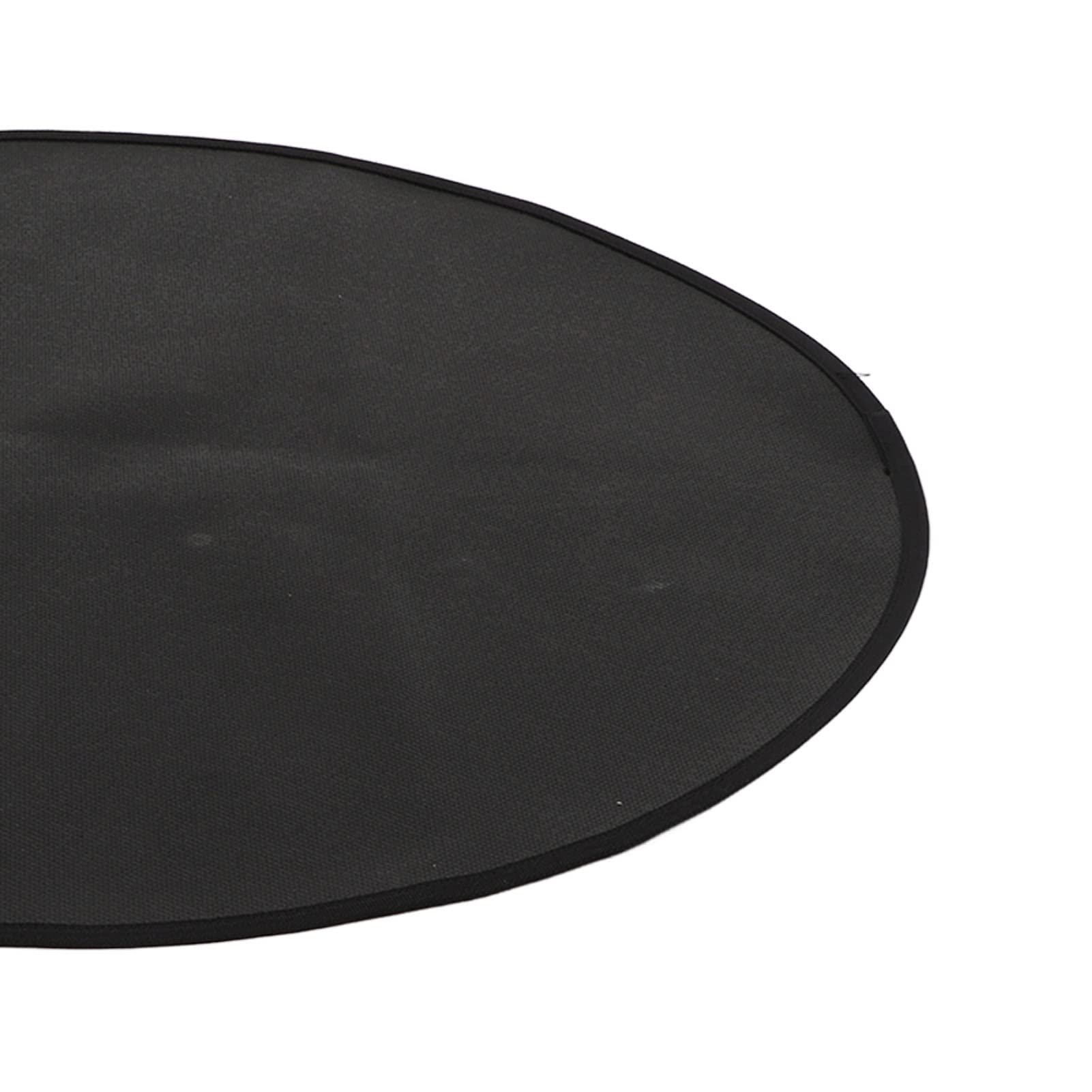 Pssopp Tapis de Gril en Fibre de Carbone Ignifuge, Résistant aux Hautes Températures, Lavable et Réutilisable avec Protection Thermique pour Le Camping Intérieur et Extérieur (36 Pouces / 92 cm de