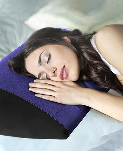 Miniatura 2 de Cojín inflable de cuña portátil – Posicionadores corporales para piernas y soporte de espalda para dormir, leer y descansar, uso en cama, viajes