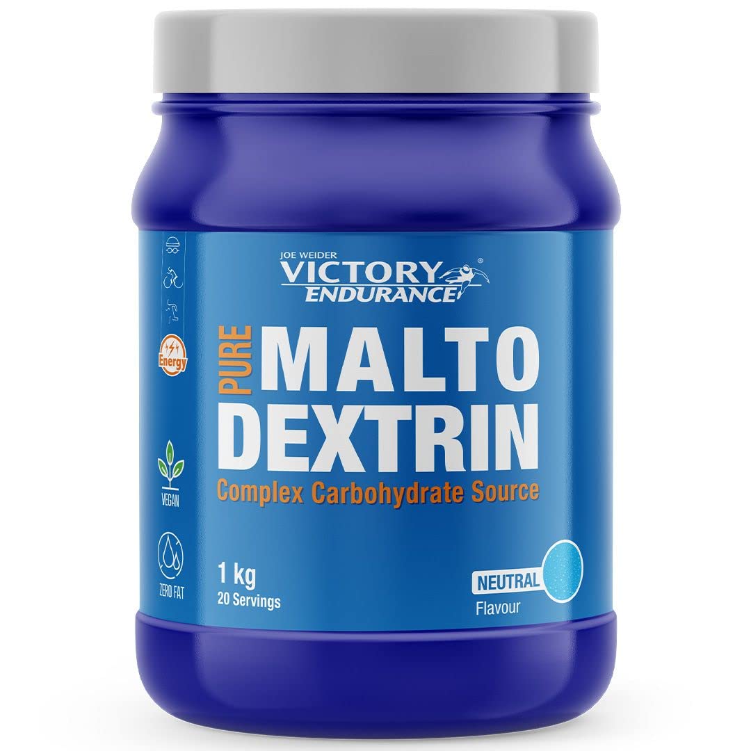 Victory Endurance Pure Maltodextrin, 100% Maltodextrin Based, Neutral Flavor, 1 kg, Increases Performance, Delays Fatigue, Zero Fat, Vegan