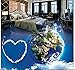 Produktbild Xcmb 3D Tapete 3D Pvc Flooring Custom Mural Waterproof  Floor Sky White Clouds On Earth Painting Picture Photo 3D Wall Room Murals Wallpaper-250Cmx175Cm