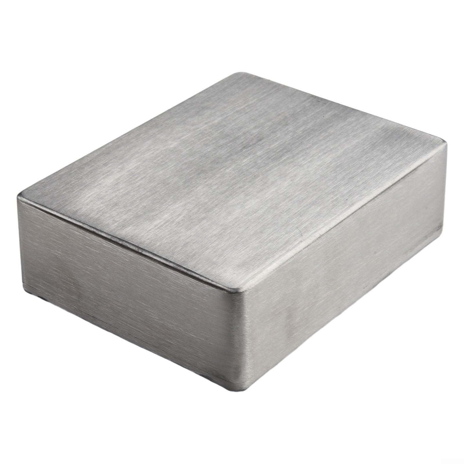 Oniissy Effect Aluminum Box Metal Electric Case Instrument Silver Enclosure Project Box,Waterproof for External Power/Outdoor(1590BB （120x95x35mm）)