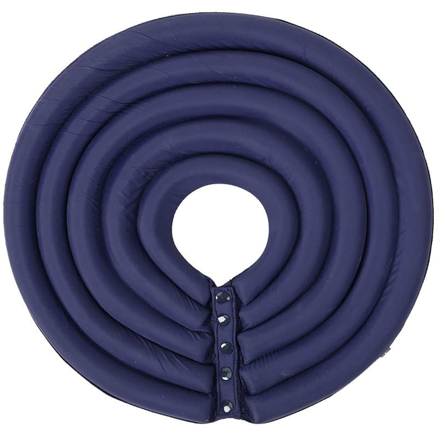 Dog Cone Collar, Inflatable Dog Neck Donut Collar Alternative After Surgery, Soft Protective Recovery Cone for Small Medium Large Dogs and Cats Puppies - Alternative Collar (Dark Blue,L)