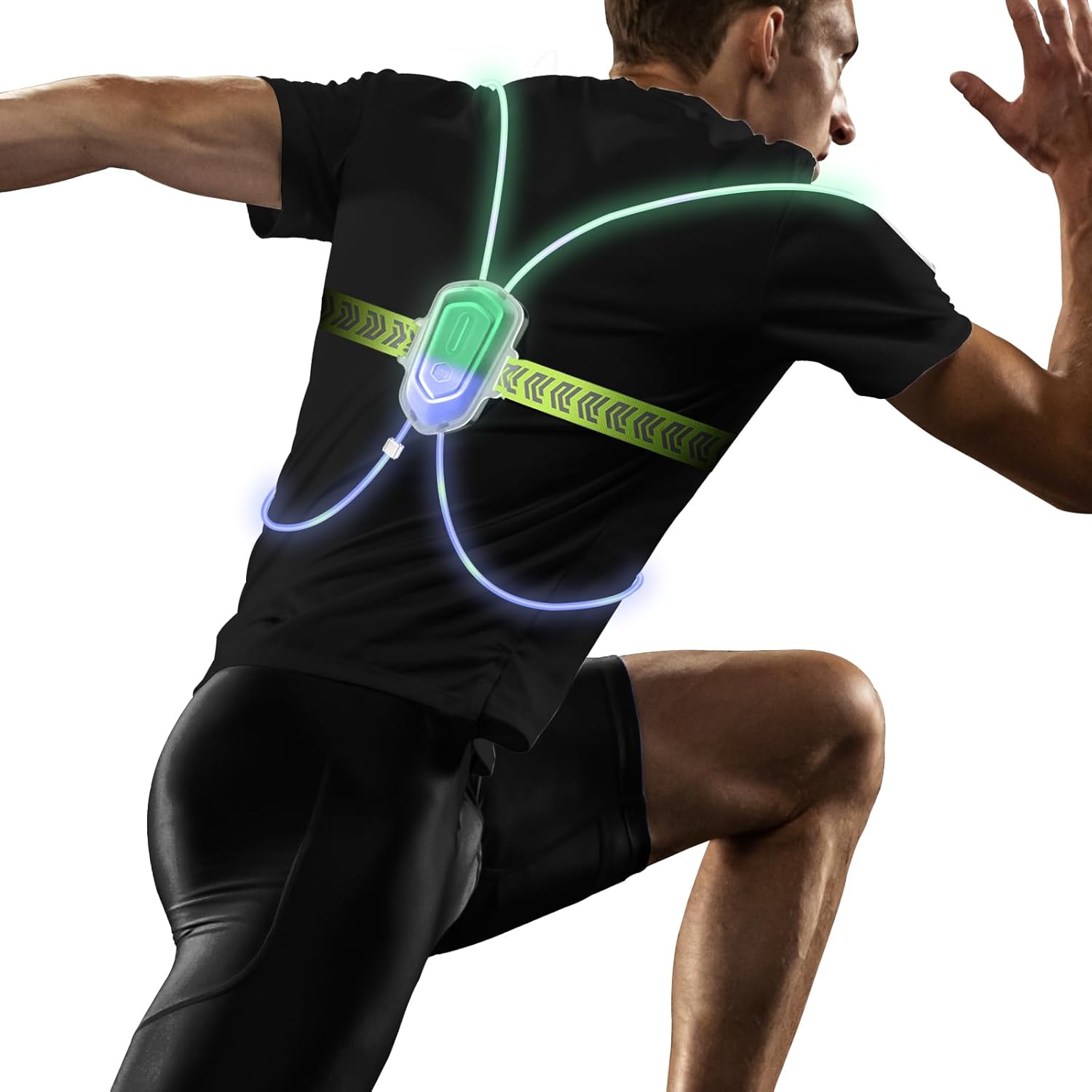 Crlincen LED Reflective Running Vest High Visibility