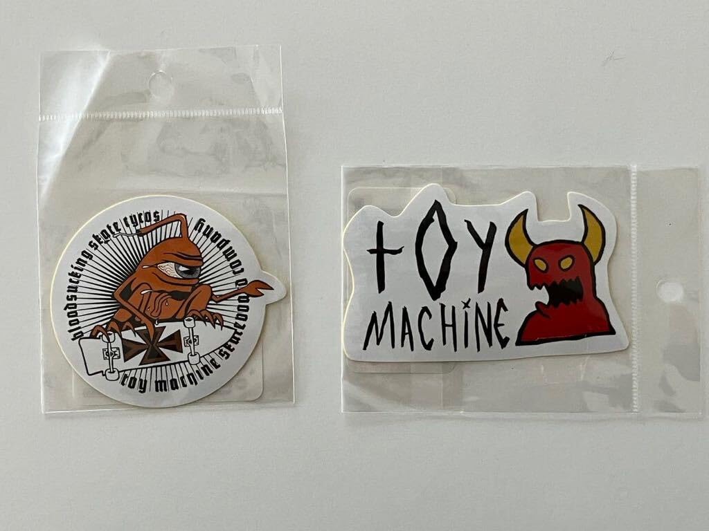 Amazon.co.jp: toy machineトイマシーンステッカー2枚セットSKATEBOARD