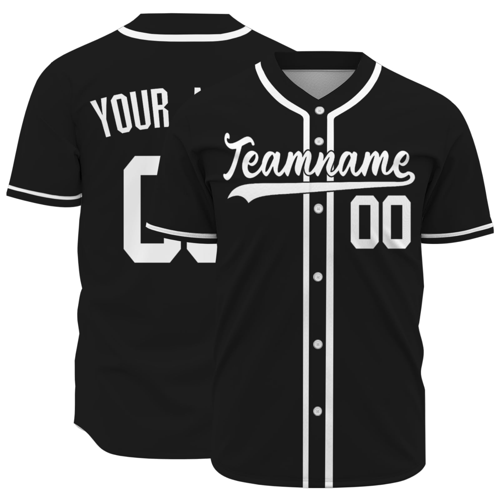 Custom Baseball Jersey for Men Design Your Own Softball Jersey for Women Personalized Stitch Name Number Baseball Jersey(Color08)