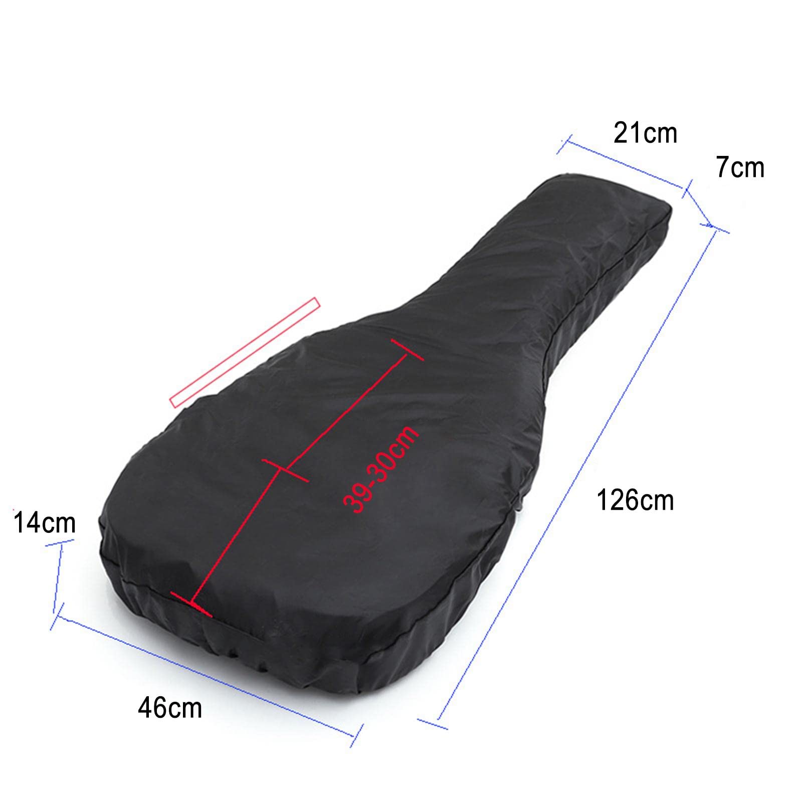kowaku Sac à Dos pour Guitare Housse Anti-poussière Housse pour Instrument Housse de Pluie Portable Résistant à L'eau Réutilisable Housse de Protection Soupl, Populaire