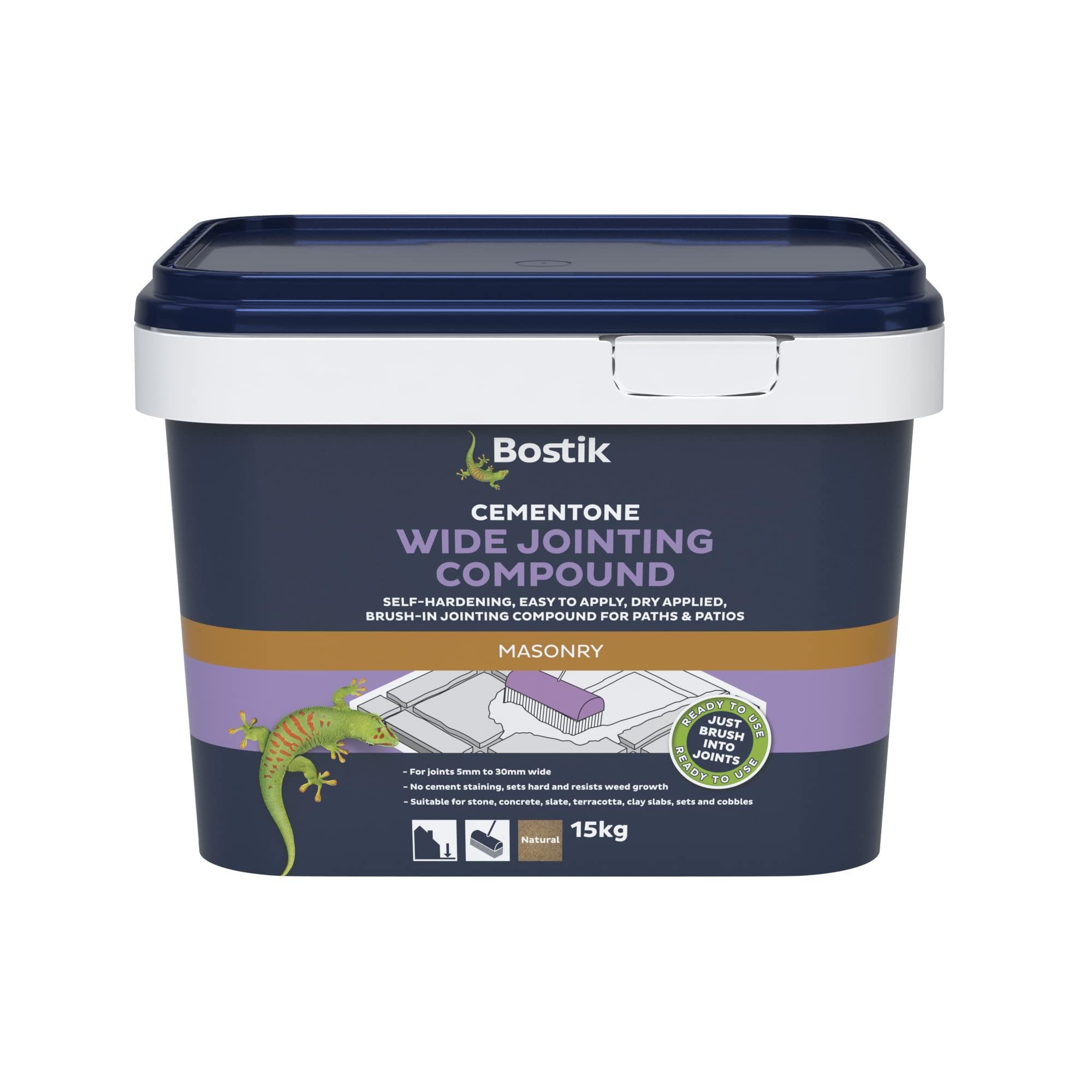 Bostik30811381 20 kg All Weather Wide Jointing Compound Grout - Natural